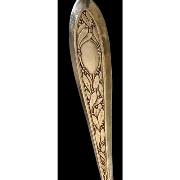 *VINTAGE ALVIN " VICTORY" SILVERPLATE MEAT FORK NO MONO - Picture 4 of 5